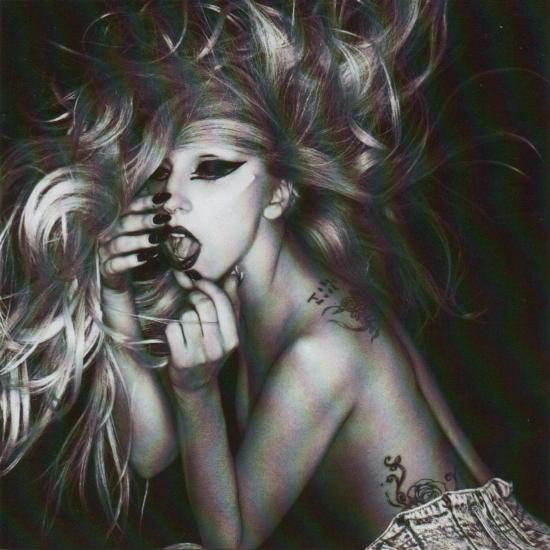 Lady Ga Ga 'Born This Way' UK CD booklet back sleeve