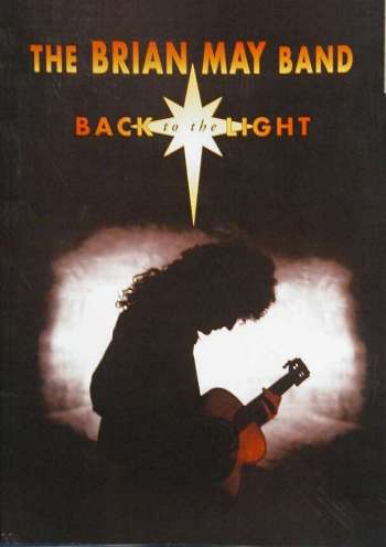 Brian May 'Back To The Light' tour programme front sleeve