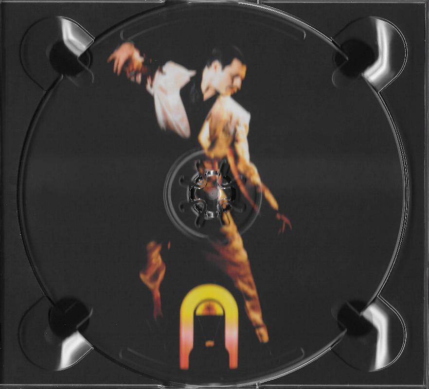 Freddie Mercury 'Messenger Of The Gods' UK CD tray insert