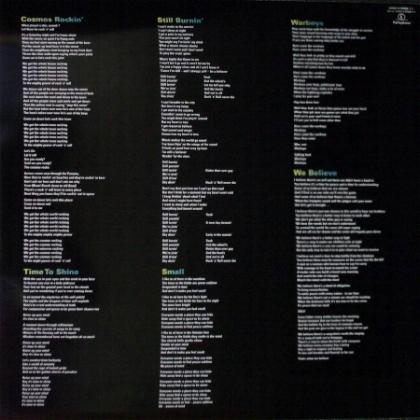 UK LP 1 inner sleeve