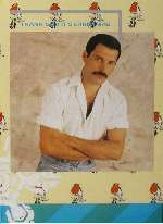 Christmas 1985 Fan Club Magazine Freddie Card