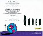 Queen 'One Year Of Love'