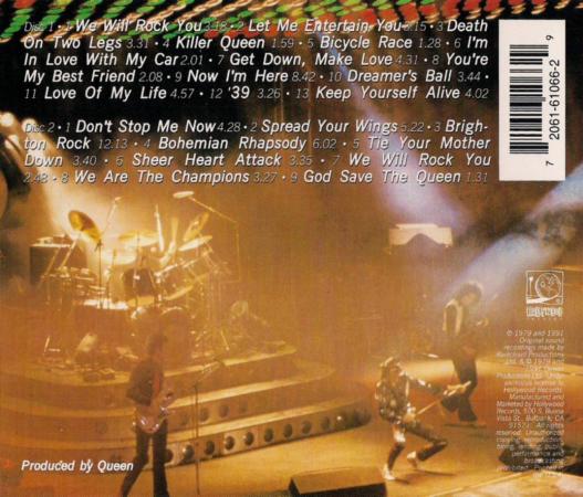 US 1991 CD back sleeve