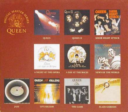 Queen 'Digital Master Sampler' UK CD promo inner