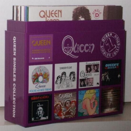 Queen 'Singles Collection 1' UK boxed set opened