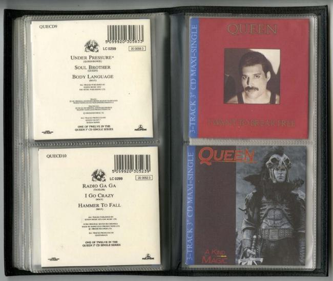 Queen 'The 3" CD Singles' Germany boxed set inner