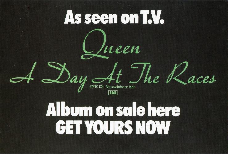 '40 Years Of Queen' promotional flyer