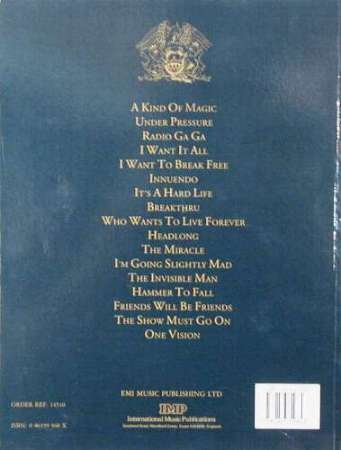 'Greatest Hits II' back sleeve