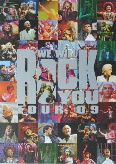 2009 tour souvenir programme front sleeve