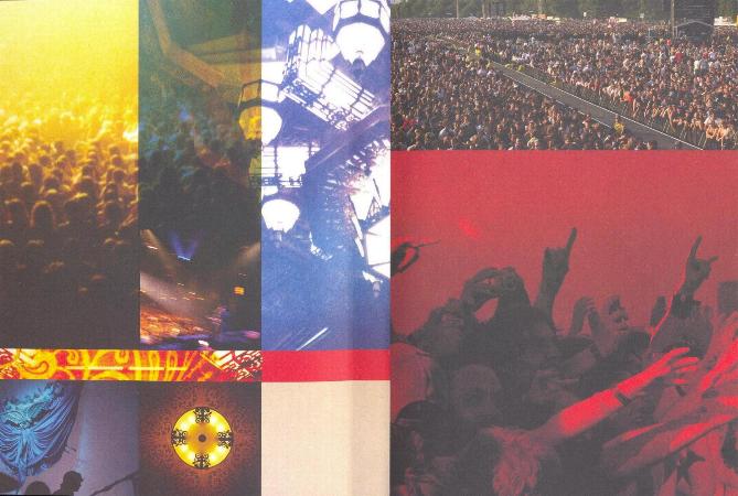 Foo Fighters 'Hyde Park - Skin & Bones' UK DVD inner sleeve