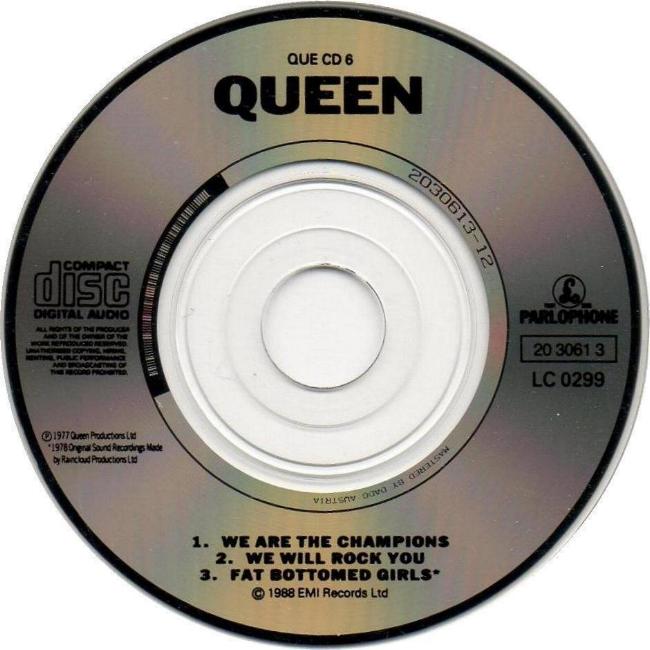 Queen 'We Are The Champions'