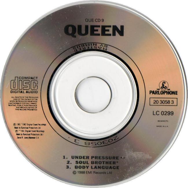 UK CD disc