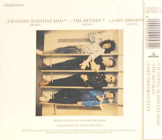 UK CD back sleeve