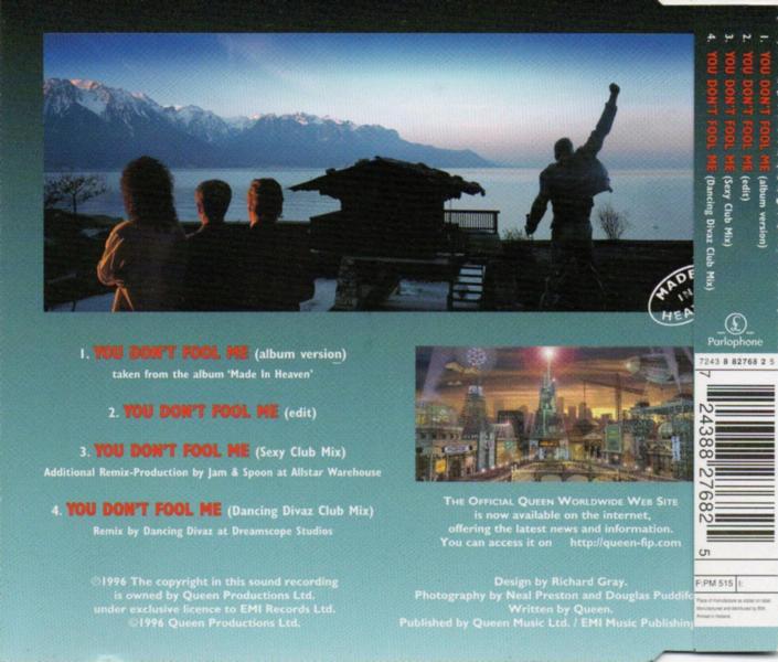 European CD back sleeve