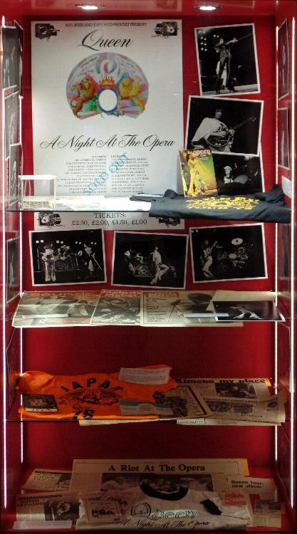 'A Night At The Opera' tour memorabilia